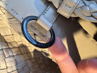 Borsa Falorni in vera pelle intrecciata