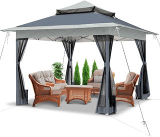 Carpa Plegable Gazebo 3.6x3.6m con Laterales