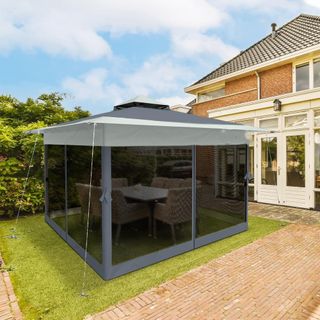 Carpa Plegable Gazebo 3.6x3.6m con Laterales