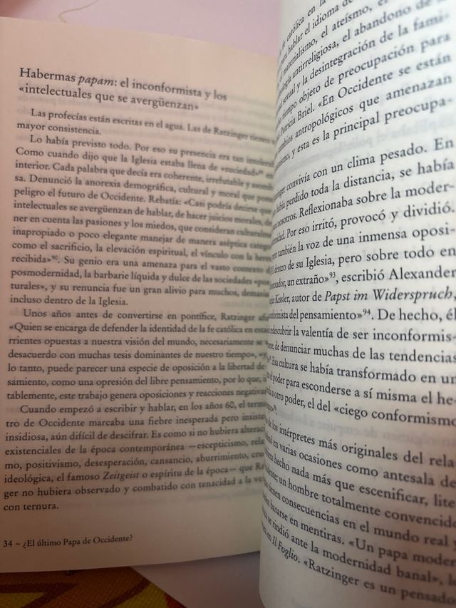 ¿El último Papa de Occidente?