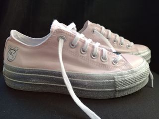 Converse Miley Cyrus rosas Talla 37