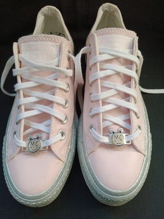 Converse Miley Cyrus rosas Talla 37