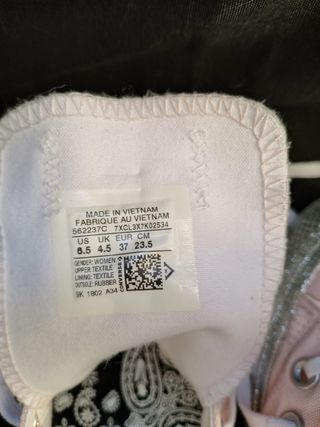 Converse Miley Cyrus rosas Talla 37