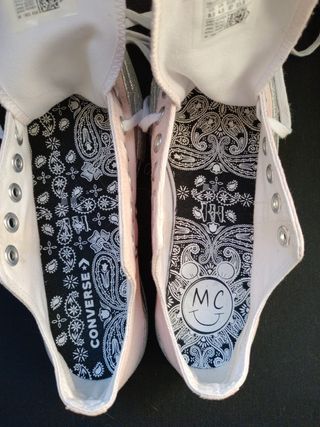 Converse Miley Cyrus rosas Talla 37