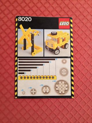 Lego 8020 vintage anni 80 con istruzioni