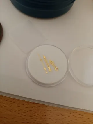 Seiko agujas estilo Rolex color oro