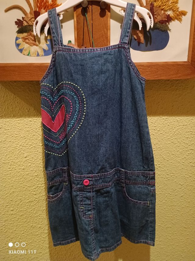 Vestido vaquero niña