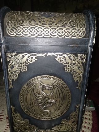 BAUL ANTIGUO ORIENTAL ANTIGUO VINO ORIENTAl JOYA