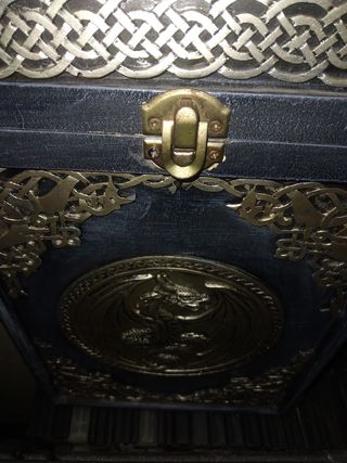 BAUL ANTIGUO ORIENTAL ANTIGUO VINO ORIENTAl JOYA
