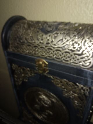 BAUL ANTIGUO ORIENTAL ANTIGUO VINO ORIENTAl JOYA