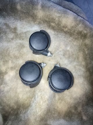 Ruedas enroscables de tornillo