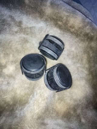 Ruedas enroscables de tornillo