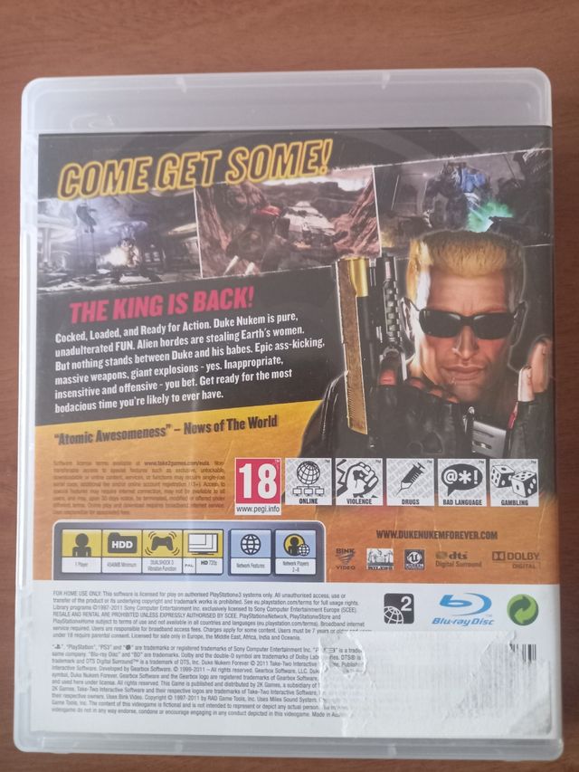 Duken nuken forever ps3