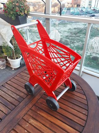 Juguete carrito compra