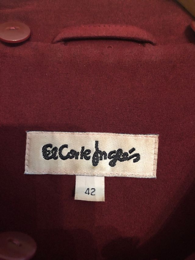 Abrigo Serraje Granate