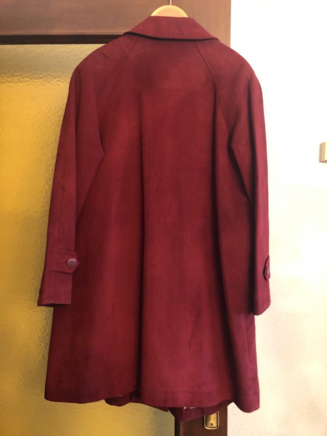 Abrigo Serraje Granate