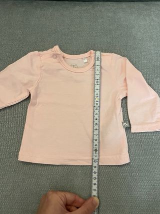 Maglia + salopette, neonata 1mese, rosa