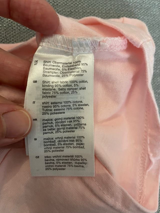 Maglia + salopette, neonata 1mese, rosa