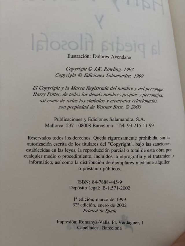 Harry potter y la piedra filosofal