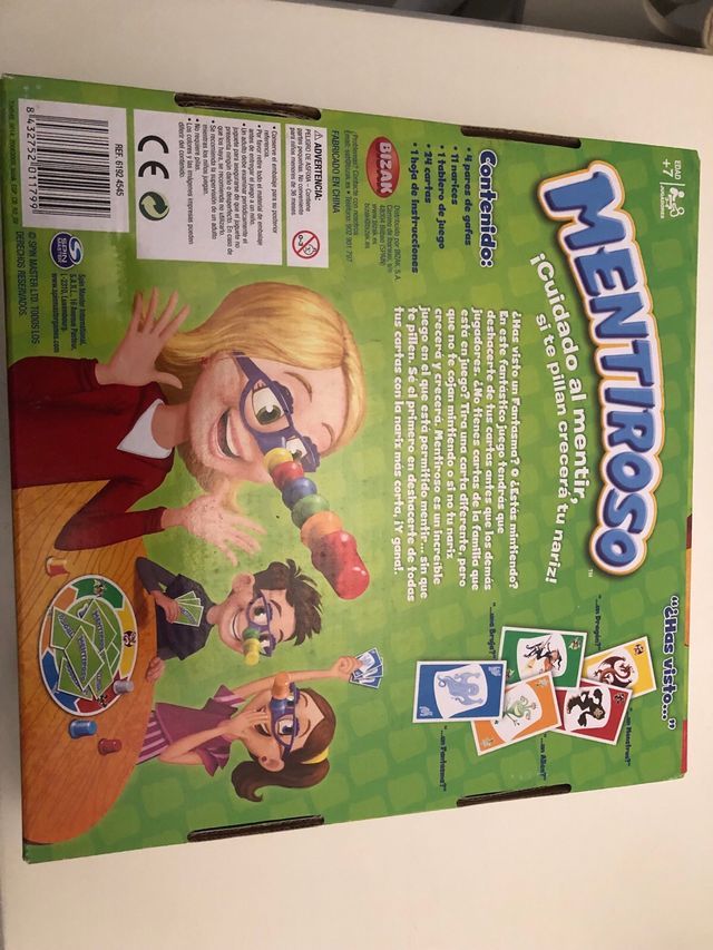 Juego de mesa mentiroso