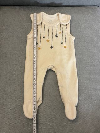 Maglia + salopette, neonato 1 mese