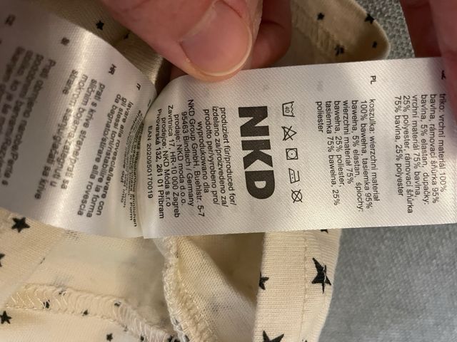 Maglia + salopette, neonato 1 mese