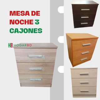 mesas de dormitorio Mesas auxiliares 3 cajones