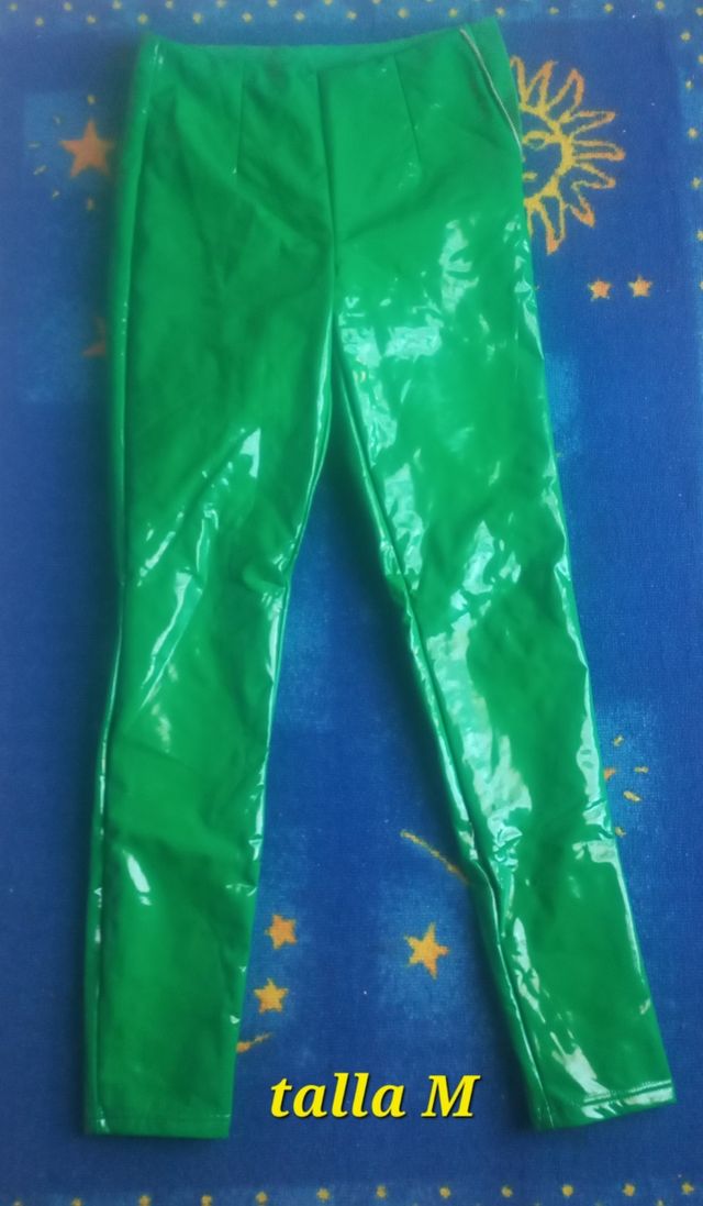 Pantalones térmicos verdes calzedonia t M