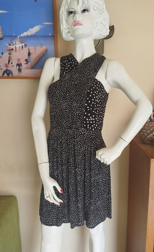 Vestido lunares Oysho