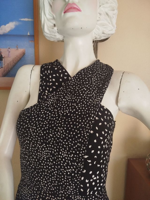 Vestido lunares Oysho