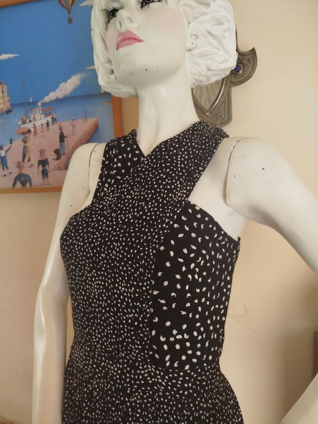 Vestido lunares Oysho