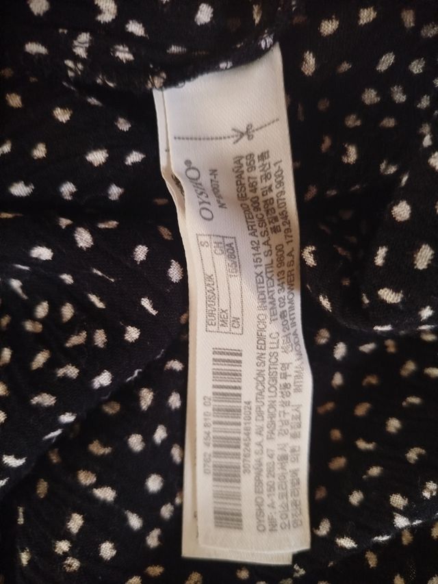 Vestido lunares Oysho