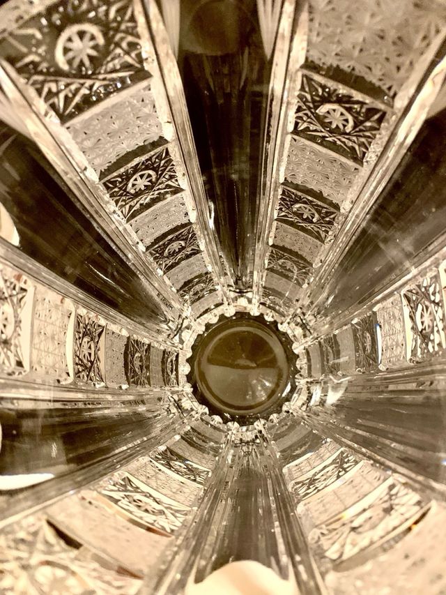 JARRÓN Cristal de BOHEMIA ESPECTACULAR!!! Exclusiv