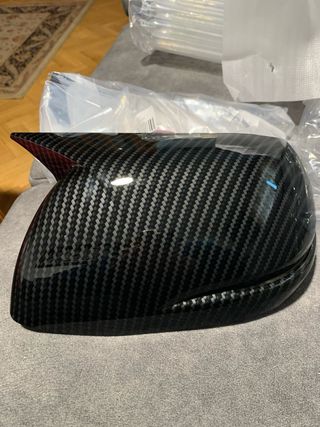 Cuvre espejo fibra de carvono honda crv