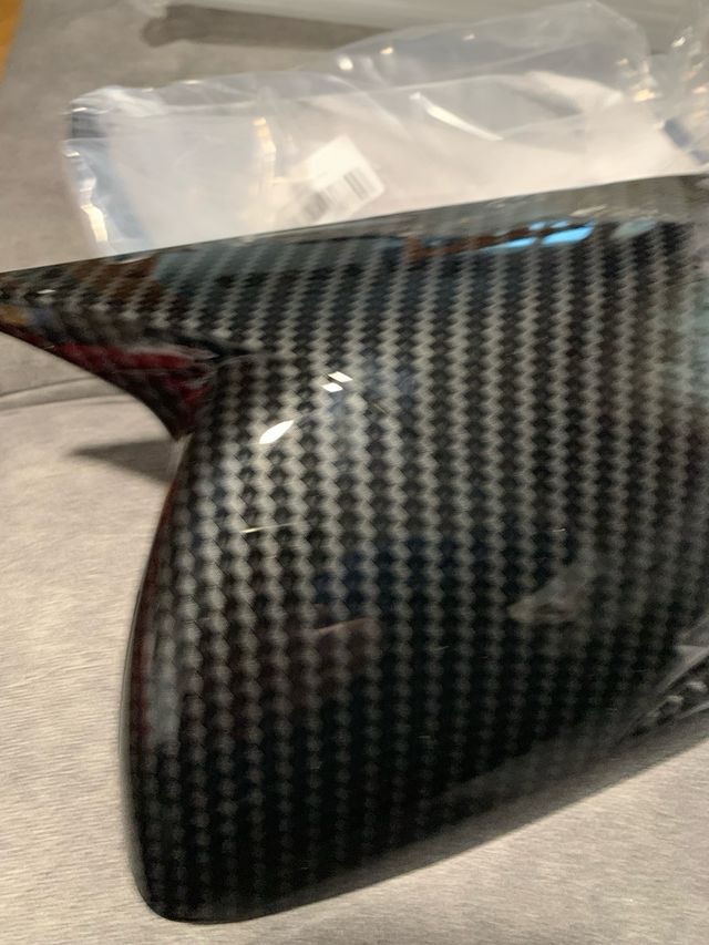 Cuvre espejo fibra de carvono honda crv