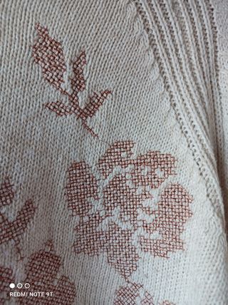 Jersey oversize manga campana y bordado