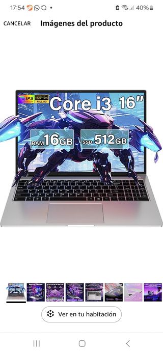 Ordenador portatil intel 3. Nuevo