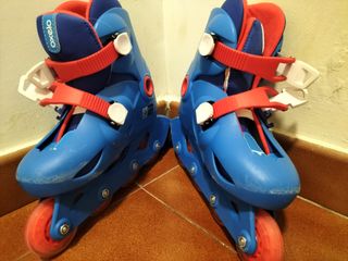 Patines en línea niños color azul 