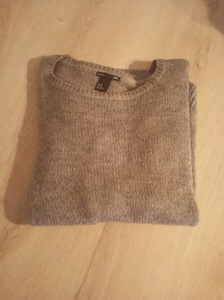 Jersey gris básico talla M 