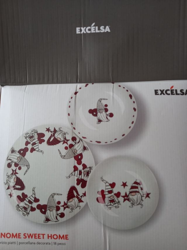 Vajilla Navidad Gnomo