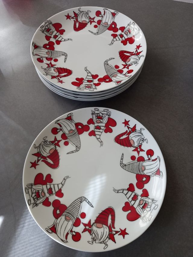 Vajilla Navidad Gnomo