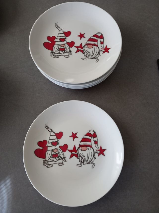 Vajilla Navidad Gnomo