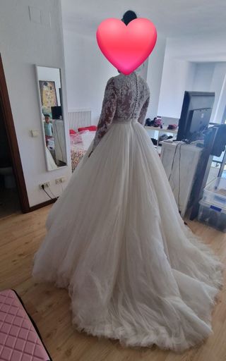 VESTIDO DE BODA NOVIA PRINCESA