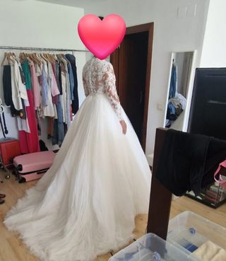VESTIDO DE BODA NOVIA PRINCESA