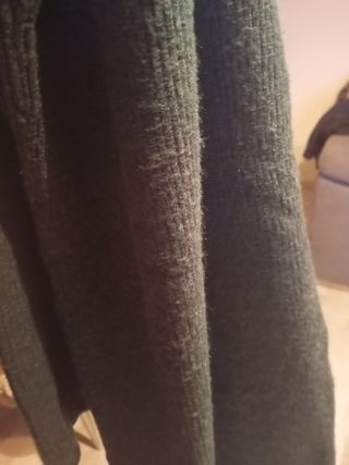 Jersey largo verde botella talla M 