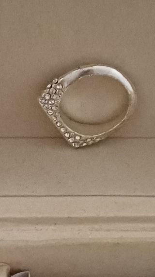 ANILLO PLATA CON DIAMANTES SINTÉTICOS 