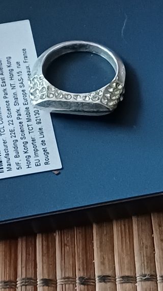 ANILLO PLATA CON DIAMANTES SINTÉTICOS 