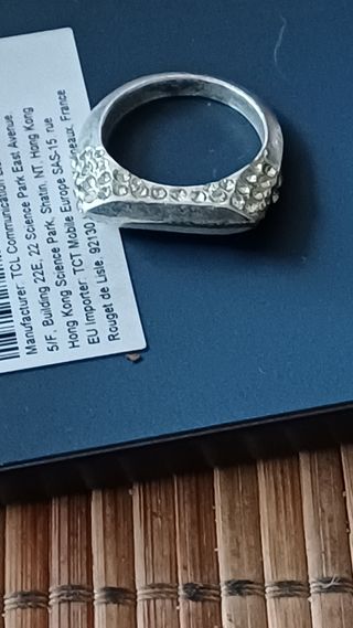 ANILLO PLATA CON DIAMANTES SINTÉTICOS 