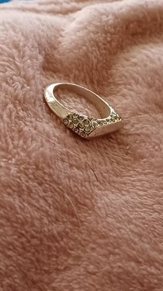 ANILLO PLATA CON DIAMANTES SINTÉTICOS 