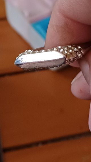 ANILLO PLATA CON DIAMANTES SINTÉTICOS 